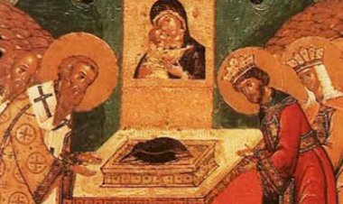 Полагање ризе Пресвете Богородице