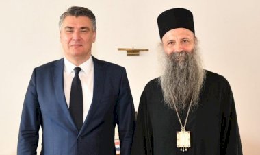 Сусрет Митрополита Порфирија и Предсједника Милановића