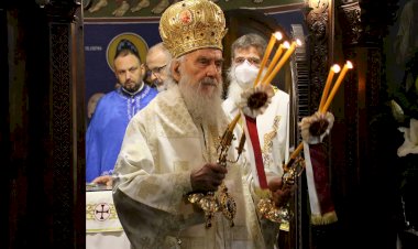 Патријарх богослужио у манастиру надомак Лештанима