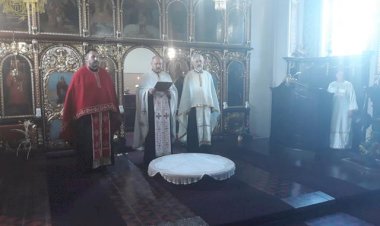 Увођење у дужност протопрезвитера Мила Мајкића за новог пароха у Српском Милетићу