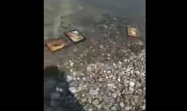 Човек пронашао на десетине икона испливалих на обали на грчком острву Евији (ВИДЕО)