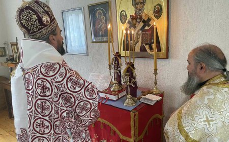 Архијерејска Литургија у манастиру Подврх