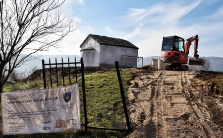 Министарство културе Косова без консултација са СПЦ врши радове на Православној цркви у селу Горње Винарце код Митровице и проглашава је „католичком црквом“