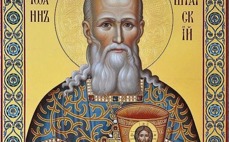 Преподобни Јустин (Поповић) - Свети отац Јован кронштатски чудотворац