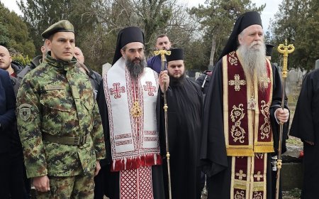 Митрополит Јоаникије посјетио Нишку епархију и служио помен сердару Јолу Пилетићу