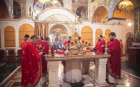 На Велики четвртак одслужена Литургија у подгоричком Саборном храму