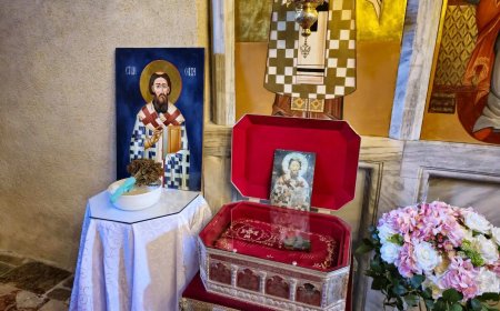 У манастиру Милешеви освештана новоизрађена икона Светог Саве