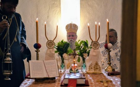 Митрополит Јоаникије у Петровићима служио Литургију и четрдесетодневни помен новопрестављеној Душанки Јововић