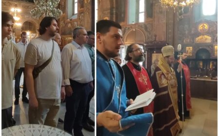 Епископ Доситеј служио помен Пеђи Ристићу (1931-2019)