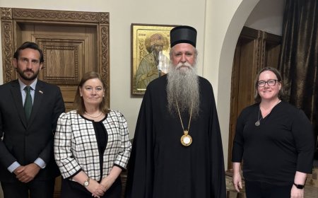Митрополит Јоаникије се сусрео са амбасадорком Сједињених америчких држава у Црној Гори