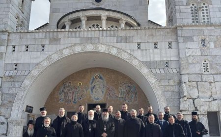 Литургијско сабрање свештенства Епархије швајцарске у Саборном храму у Подгорици