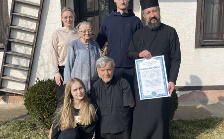 Бранку Радунковићу уручена „Хришћанска повеља“ и примљен у ХАНУ