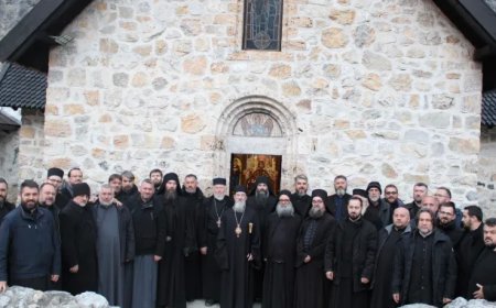 Саборно служено свечано Вечерње сиропусне недеље у Епархији милешевској