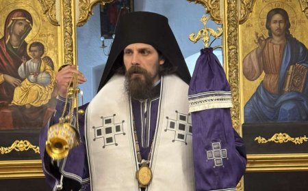 Архијерејска литургија пређеосвећених дарова у Цетињском манастиру