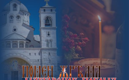 Помен жртвама мартовског погрома у Храму у Подгорици