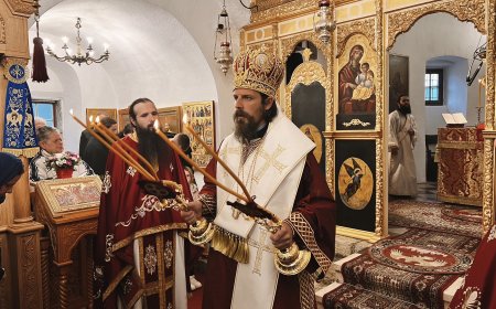 Владика Пајсије богослужио у Цетињском манастиру