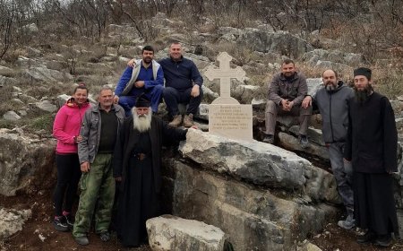 Постављен крст на мјесту страдања Светог Риста Косијеревског