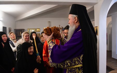 Монашење у Манастиру Светог Сергија Радоњешког у Микулићима