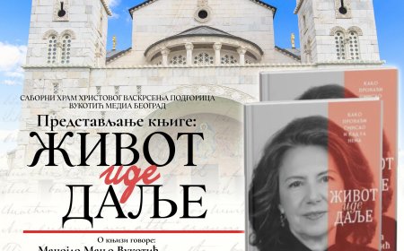 Представљање књиге „Живот иде даље“ у подгоричком Саборном храму