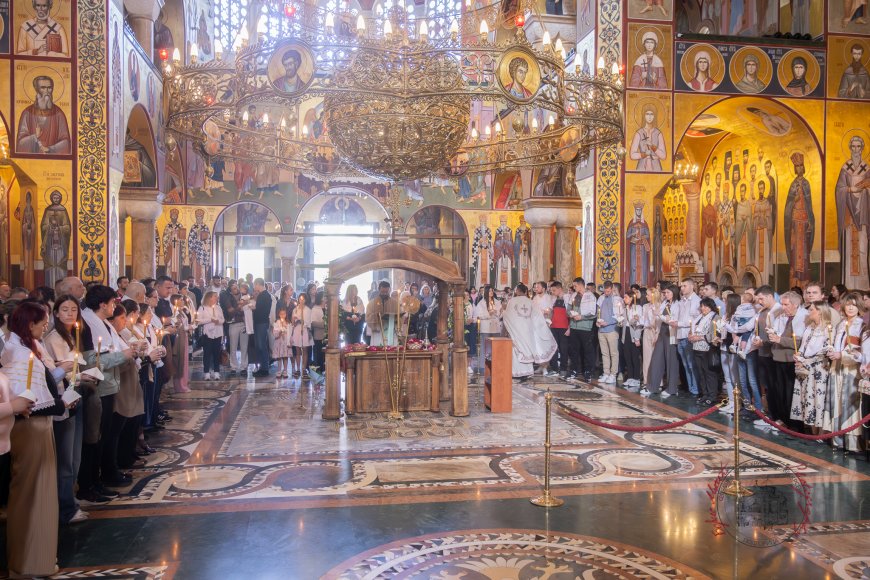 У Саборном храму  цркви прибројено 47 новокрштених