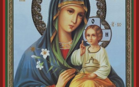 Чудотворнa иконa Мајке Божије: Неувели цвет / Ружа која не вене