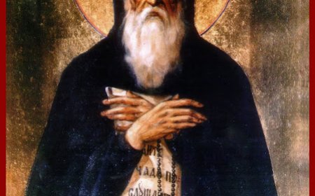 Акатист  преподобном оцу нашем  Роману Ђуниском Чудотворцу