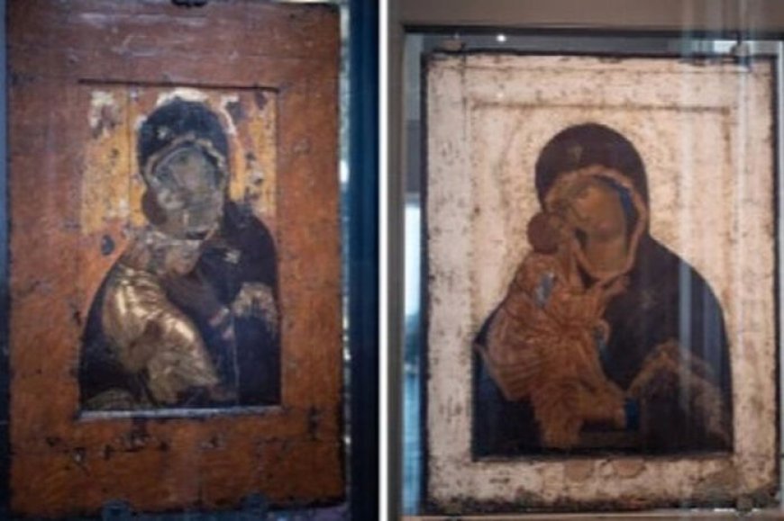 Владимирска и Донска икона Мајке Божје предате Цркви на бесплатну употребу на рок од 49 година