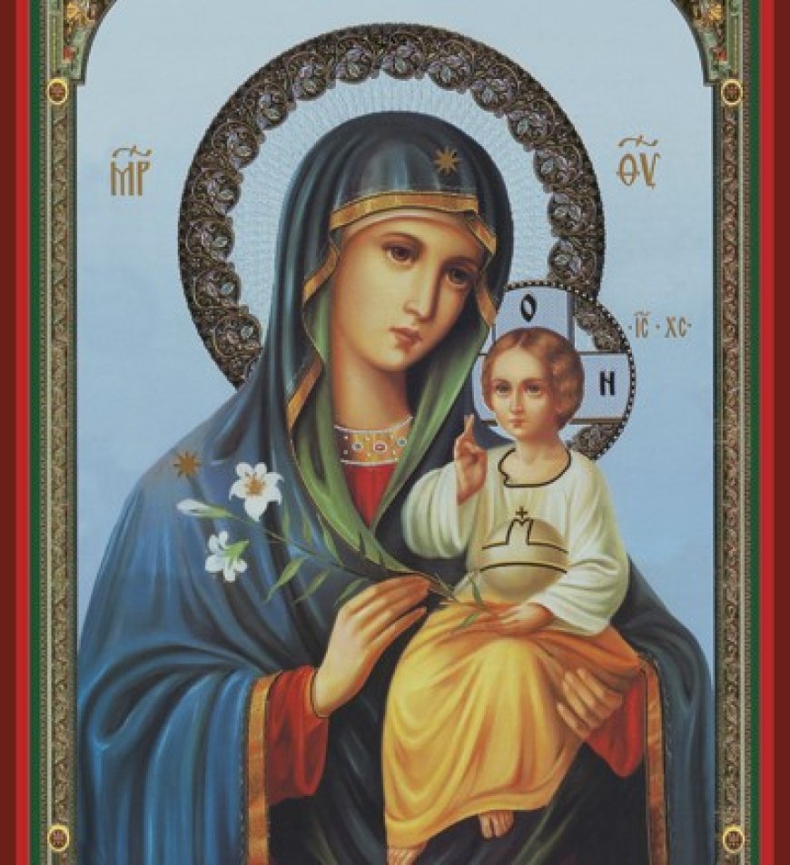 Чудотворнa иконa Мајке Божије: Неувели цвет / Ружа која не вене